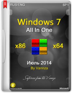 Windows 7 SP1 AIO by Vannza (x86-x64) (2014) [Ru/En]