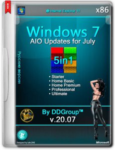 Windows 7 AIO SP1 x86 5in1 DVD updates for July by DDGroup 20.07 (x86) (2014) [Rus]