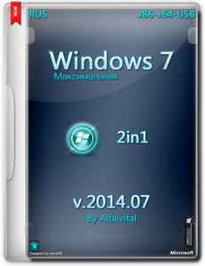 Windows 7  SP1 USB by altaivital (x86-x64) (2014) [Rus]