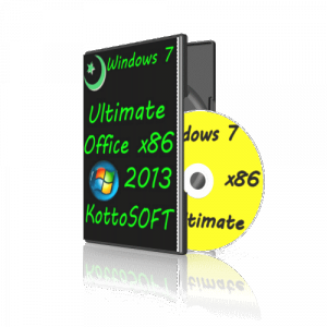 Windows7 x86 Ultimate Office 2013 KottoSOFT 14.7.14 ( 32 bit) (2014) [RUS]