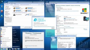 Windows 7 Professional SP1 IDimm Edition v.18.14 (x86-x64) (2014) [Rus]