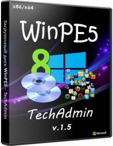   WinPE5 - TechAdmin KopBuH91 1.5 (x86/x64) (2014) [RUS]