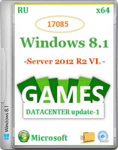 Microsoft Windows 8.1 Server 2012 R2 VL DataCenter 17085 x64 RU Games by Lopatkin (2014) 