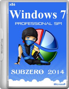 Windows 7 Professional SP1 Subzero (x86) (2014) [Rus]