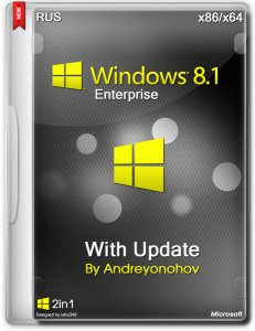 Windows 8.1 Enterprise with Update 2in1DVD by Andreyonohov (x86/x64) (2014) [RUS]