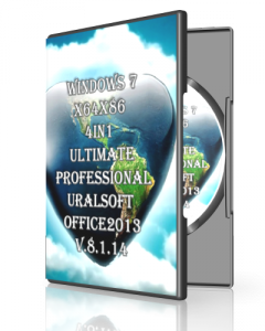 Windows 7 4in1 UralSOFT & Office2013 v.8.1.14 (x86-x64) (2014) [Rus]