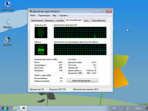 Windows 7 Professional Sp1 MiniLite by vlazok (x64) (2014) [Rus]