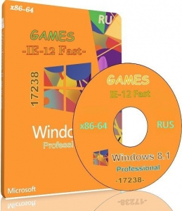 Windows 8.1 Pro VL 17238 IE12.Fast.Games by Lopatkin (x86-x64) (2014) [Rus]
