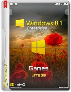 Microsoft Windows 8.1 Enterprise 17238 x86-x64 RU Games v2 by Lopatkin (2014) 
