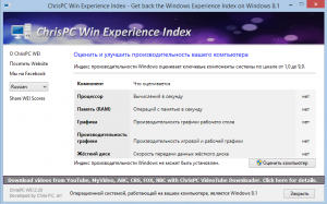 ChrisPC Win Experience Index 2.20 [Multi/Ru]