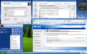 Microsoft Windows XP Professional 32 bit Post-SP3 All-in-One RU 0814 by Lopatkin (2014) 