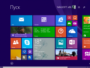 Windows 8.1 Pro Update by YelloSOFT (x86) (2014) [Rus]