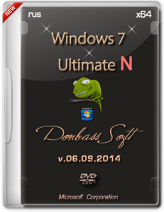 Windows 7 Ultimate N SP1 by Donbass Soft v.06.09.2014 (x64) (2014) [Rus]