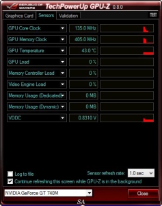 GPU-Z 0.8.0 + ASUS ROG Skin [Eng]