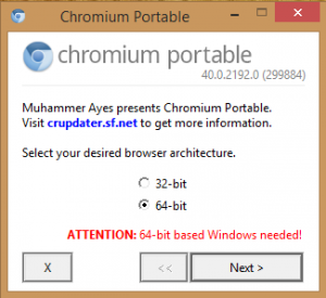 Chromium 40.0.2192.0 Portable [Multi/Rus]