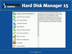 Paragon Hard Disk Manager 15 Professional 10.1.25.294 BootCD / Recovery Boot Medias [En]