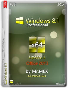 Windows 8.1 Pro Update 1 by Mr.MEX (x64) (2014) [Rus]
