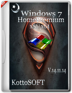 Windows 7 HomePremium KottoSOFT V.14.11.14 (x86 x64) (2014) [Rus]