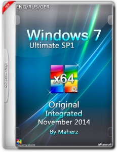 Windows 7 Ultimate SP1 Integrated November by Maherz (x64) (2014) [Rus]