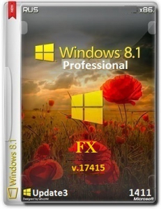 Microsoft Windows 8.1 Pro VL 17415 x86 RU FX 1411 by Lopatkin (2014) 
