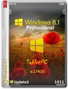 Microsoft Windows 8.1 Pro 17415 x86 RU Update3 TabletPC_2x1_1411 v2 by Lopatkin (2014) 