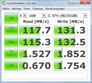 CrystalDiskMark 5.0.0 Final + Portable [Multi/Rus]