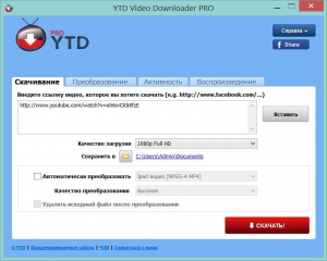 YouTube Video Downloader PRO 4.9.1 (20150806) [Multi/Rus]
