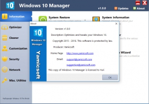 Windows 10 Manager 1.0.0 Portable by PortableWares [En]