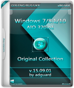 Windows 7-8.1-10 (x86-x64) AIO [320in1] adguard (v15.09.01) [Multi/Ru]