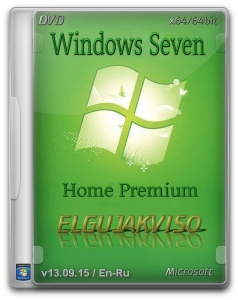 Windows 7 Home Premium SP1 Elgujakviso Edition (v13.09.15) (x64) [En/Ru]