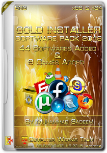 Gold Installer 2016 (Software Pack 2016) by Muhammad Sadeem (x86-x64) [Eng]