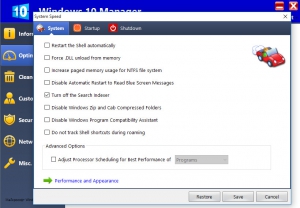 Windows 10 Manager 1.0.3 Final Portable by PortableWares [En]
