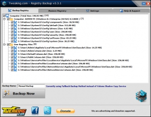 Registry Backup 3.3.1 + Portable [En]