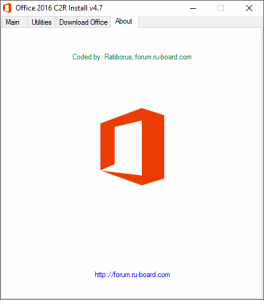 Microsoft Office 2013-2016 C2R Install 4.7 by Ratiborus [Multi/Ru]