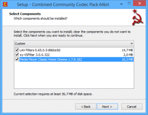 Combined Community Codec Pack (CCCP) 2015-10-18 [En]