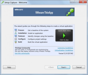 VMWare ThinApp Enterprise 5.2.0 Build 3231342 Portable by RedGrant [En]