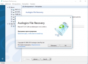 Auslogics File Recovery 6.1.2.0 RePack by D!akov [Ru/En]