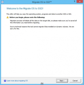 Paragon Migrate OS to SSD 4.0 [En]