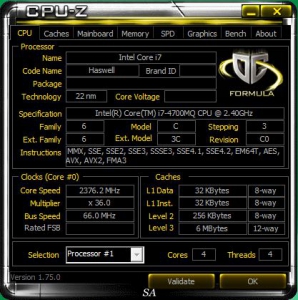 CPU-Z 1.75.0 | MSI Gaming | ROG Version | Gigabyte G1 | Gigabyte OC | ASRock Formula + Portable [En]