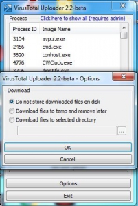 VirusTotal Windows Uploader 2.2 Beta [En]
