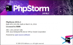 JetBrains PhpStorm 2016.1 Build #PS-145.258