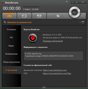 Bandicam 3.0.4.1035 RePack (& Portable) by KpoJIuK [Multi/Ru]