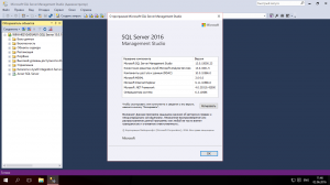 Microsoft SQL Server 2016 13.0.1601.5 (RTM) [Ru]