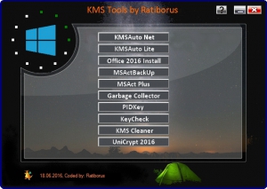 KMS Tools Portable 18.06.2016 by Ratiborus [Multi/Ru]