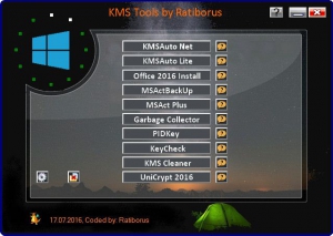 KMS Tools Portable 17.07.2016 by Ratiborus [Multi/Ru]