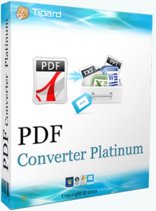 Tipard PDF Converter Platinum 3.3.8 RePack (& Portable) by TryRooM [Multi/Ru]
