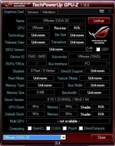 GPU-Z 1.10.0 + ASUS ROG Skin [En]