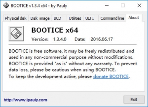 BOOTICE 1.3.4.0 (Test) Portable [En]