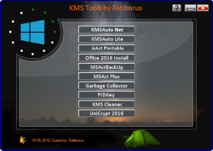 KMS Tools Portable 19.09.2016 by Ratiborus [Multi/Ru]