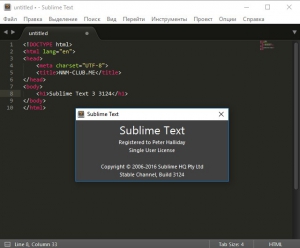 Sublime Text 3 Build 3124 Beta + Portable [Ru/En]